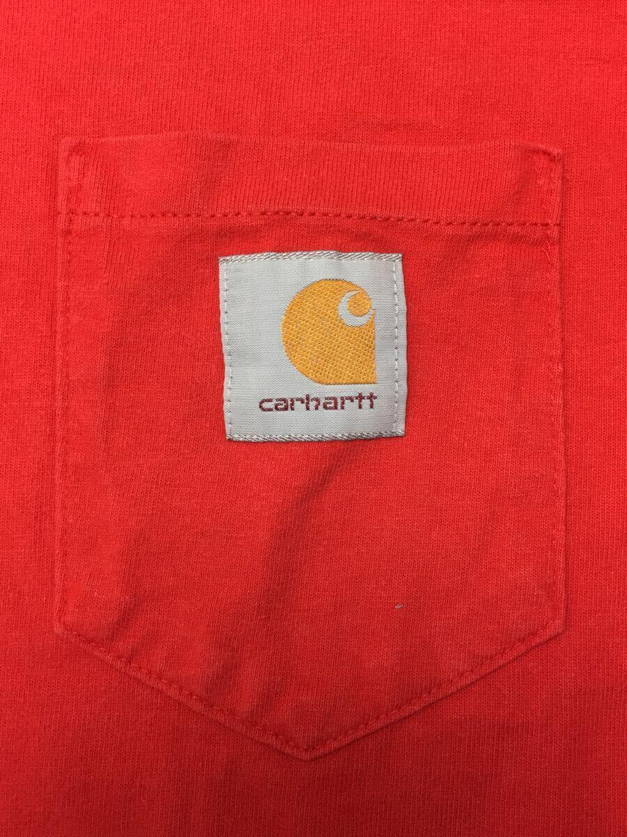 Carhartt◆Tシャツ/-/コットン/RED_画像3