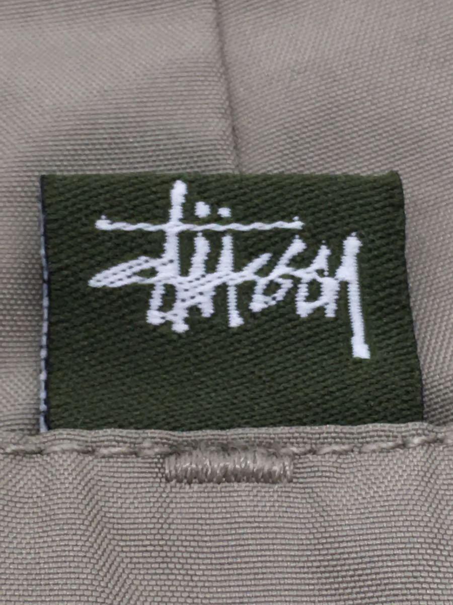 STUSSY◆ステューシー/ショートパンツ/-/ナイロン/CRM/無地_画像4