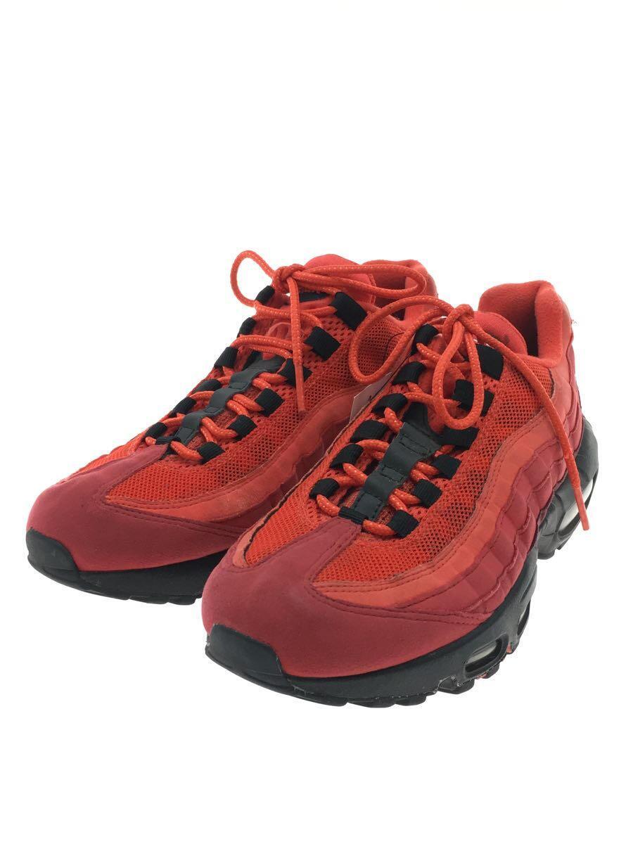 NIKE*AIR MAX 95 OG/ air max 95/ красный /AT2865-600/25cm/RED/ полиэстер 