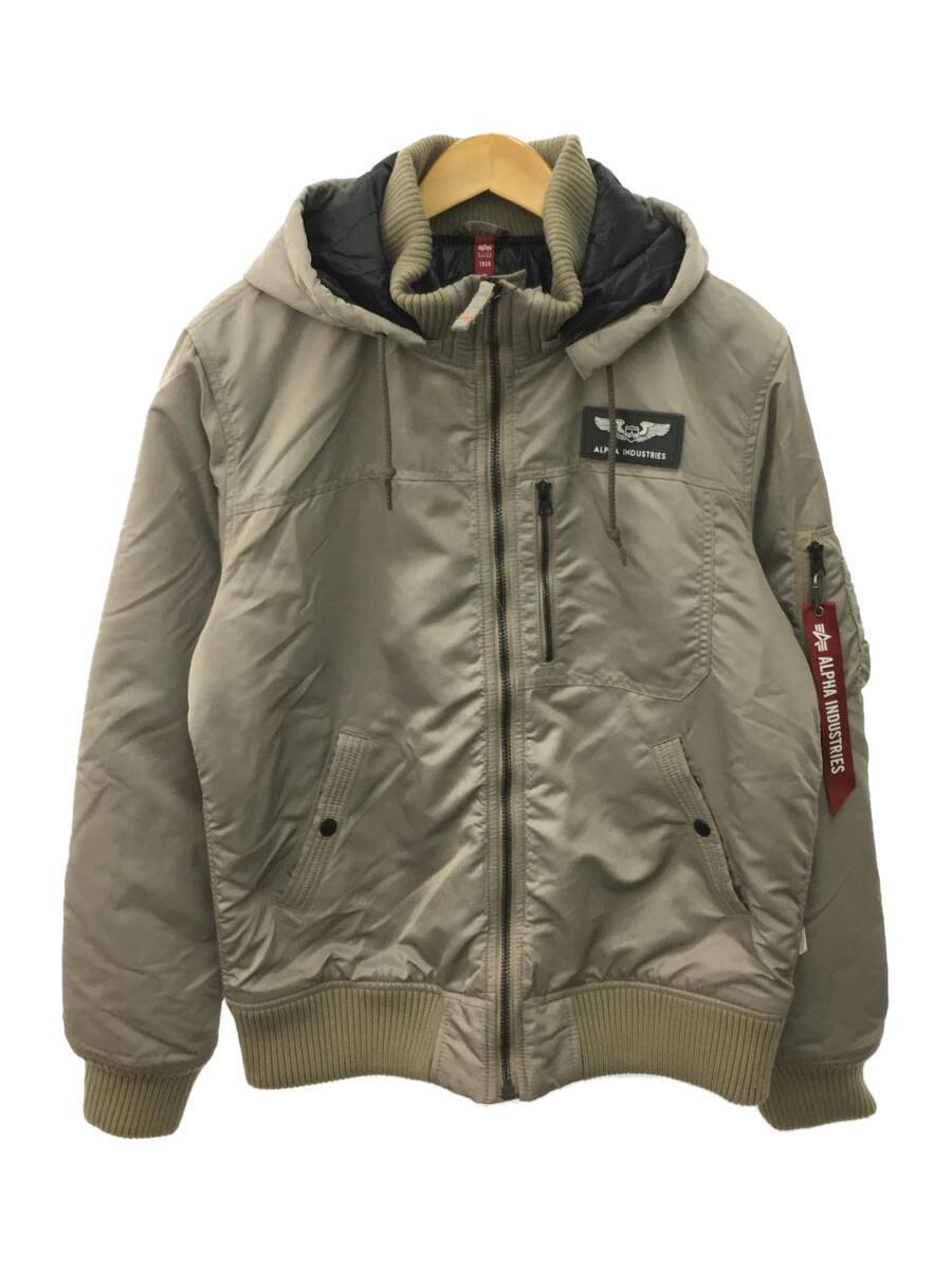 おすすめネット ALPHA INDUSTRIES◇フーデッドリブジャケット/フライト