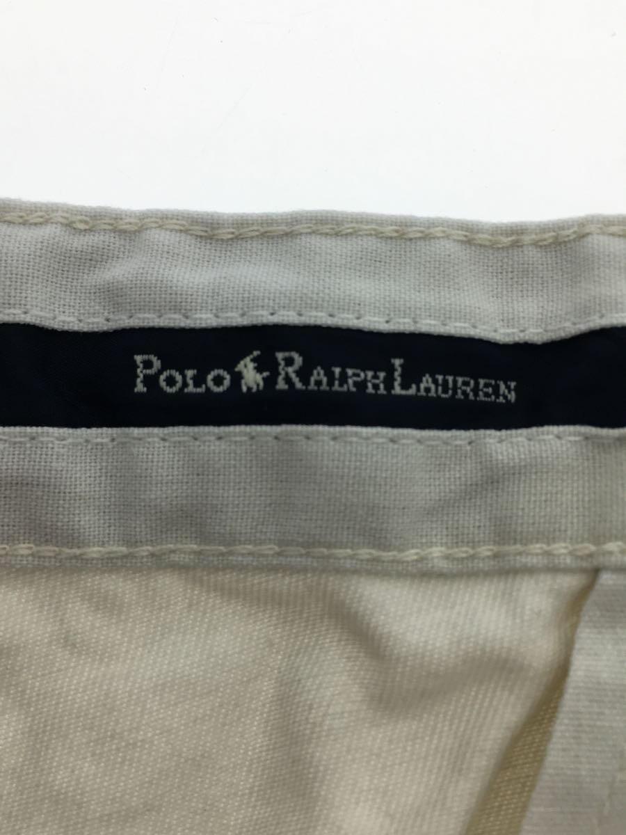 POLO RALPH LAUREN◆ポロチノ/ショートパンツ/-/コットン/ホワイト_画像4