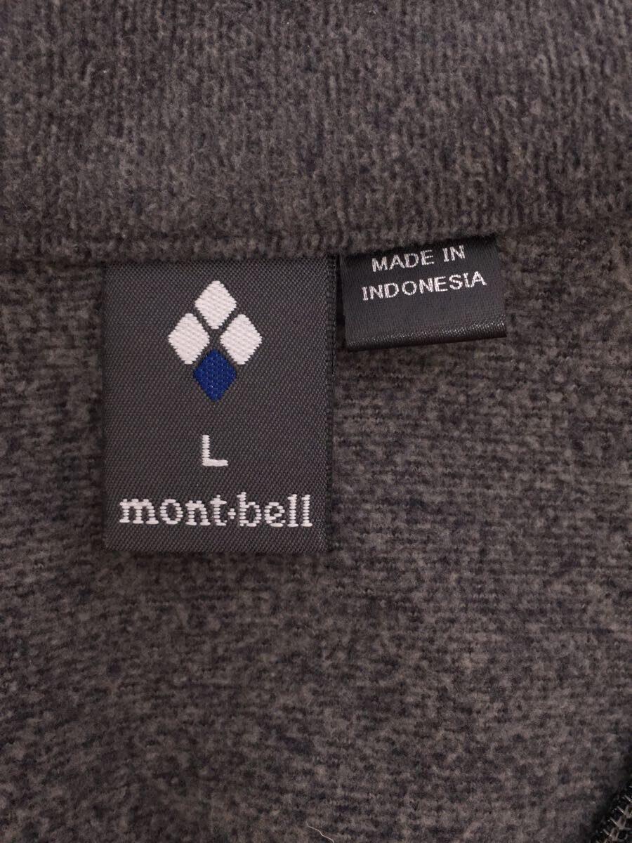 mont-bell◆フリースベスト/L/ポリエステル/GRY/1114435_画像4