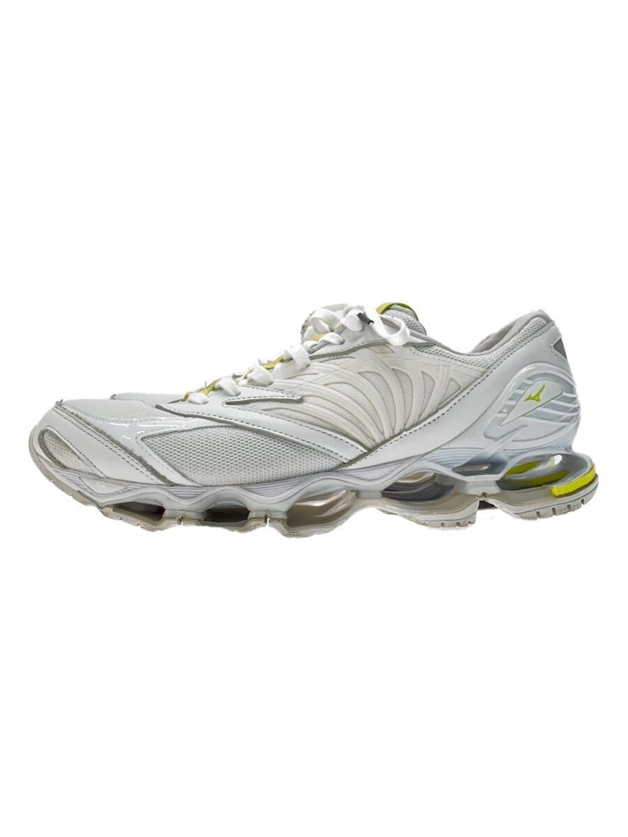 MIZUNO◆WAVE PROPHECY 8 FUTUR/ローカットスニーカー/29cm/WHT/D1GD194501