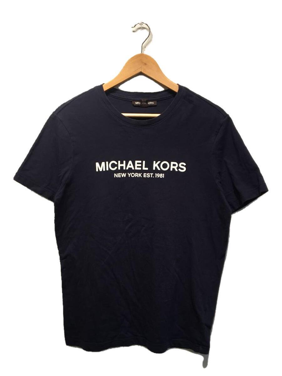 MICHAEL KORS◆Tシャツ/S/コットン/NVY_画像1