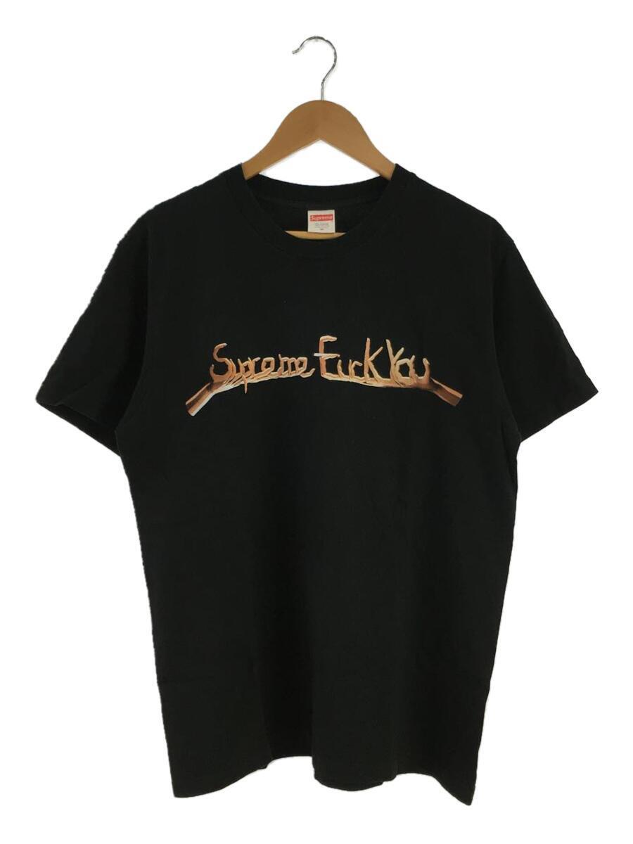 Supreme◆18AW/Fuck You Tee/M/コットン/BLK