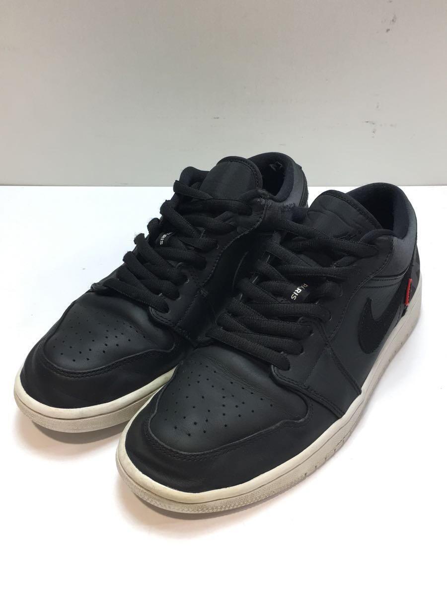 NIKE◆AIR JORDAN 1 LOW PSG/エアジョーダンロー/ブラック/CK0687-001/27cm/BLK_画像2