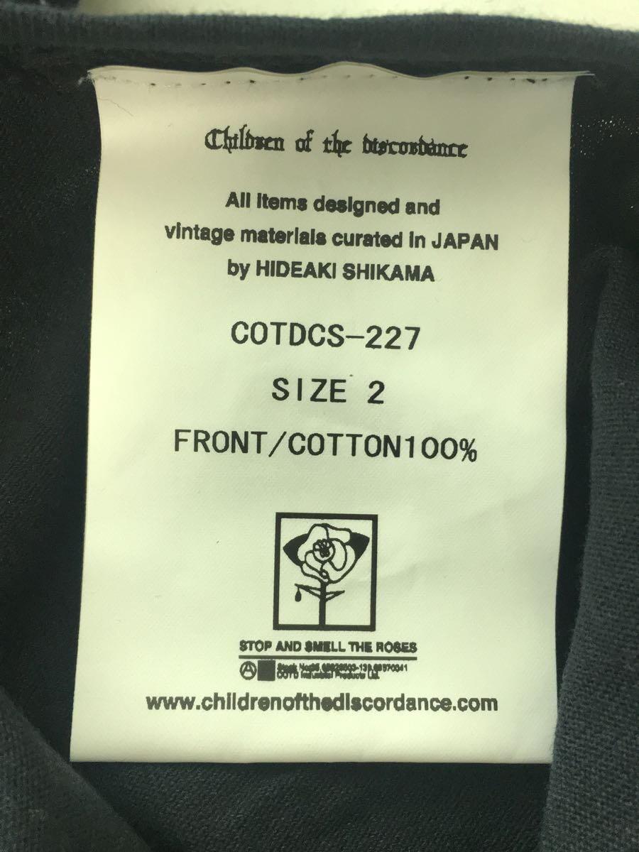 Children of the discordance◆19AWスタッフTシャツ/2/コットン/BLK/プリント/COTDCS-227_画像4