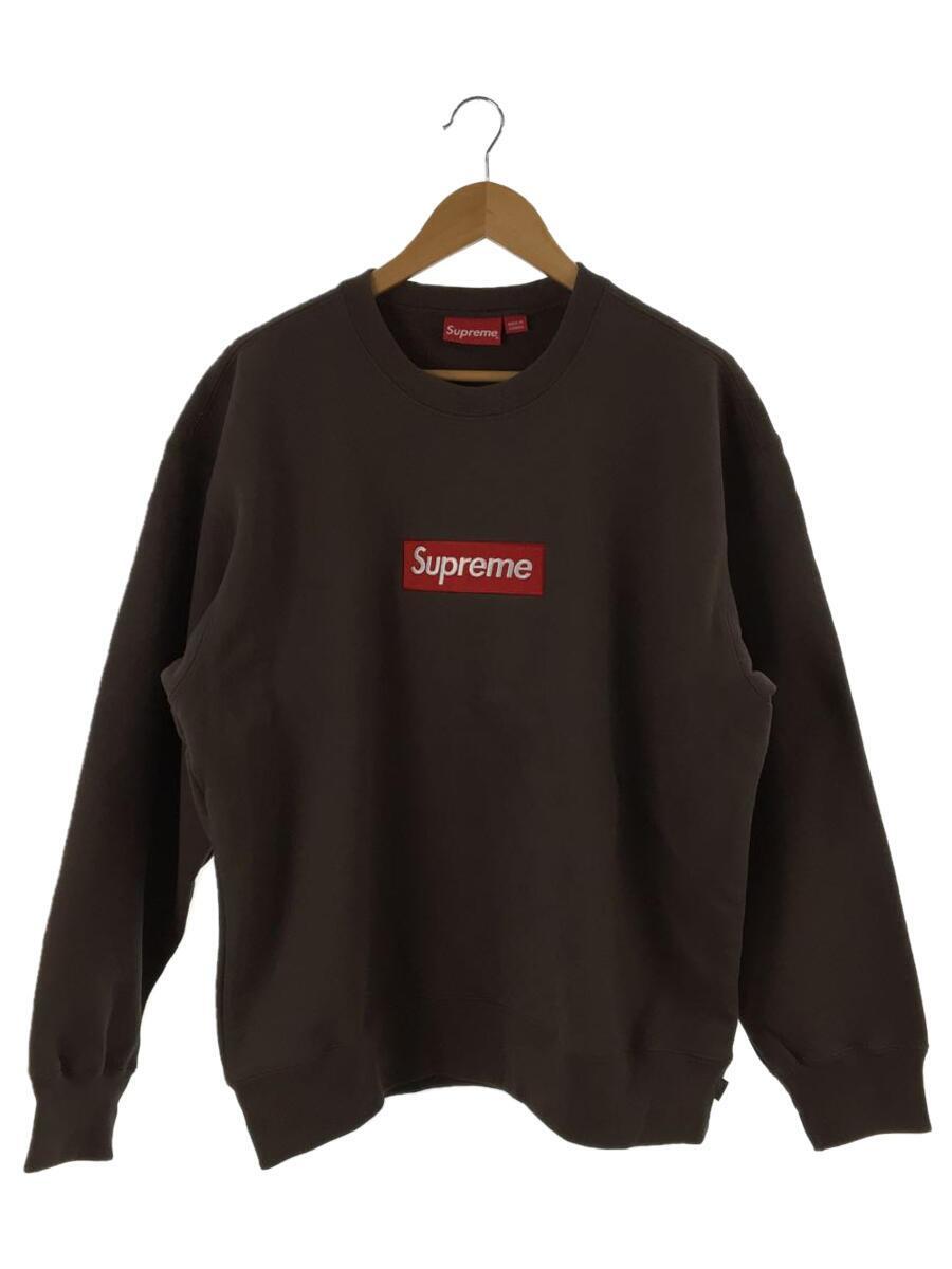 Supreme◆BOXLOGO/スウェット/L/コットン/BRW