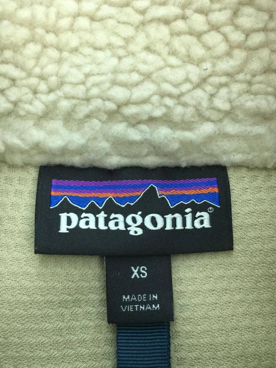 patagonia◆フリースベスト/XS/ポリエステル/CRM/無地/23048_画像3