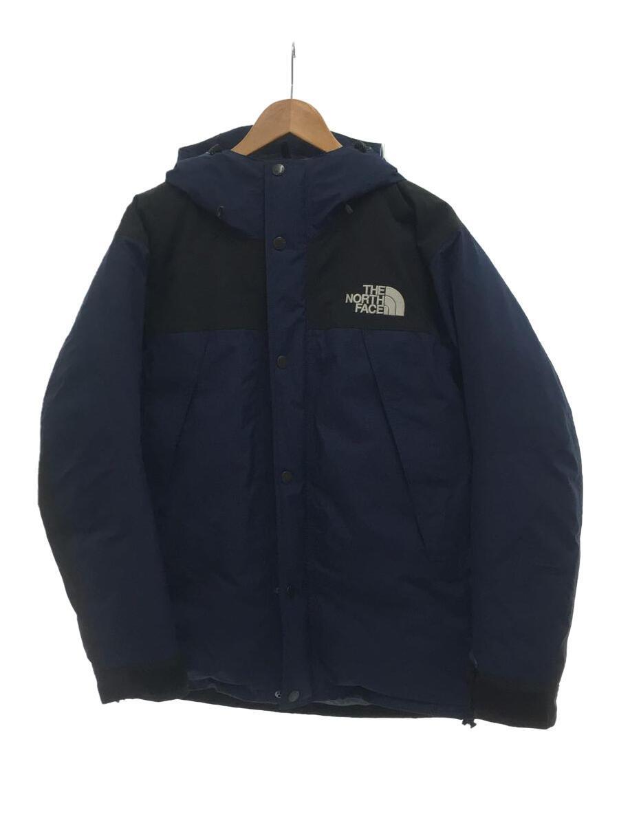 THE NORTH FACE◆MOUNTAIN DOWN JACKT_マウンテンダウンジャケット/M/ナイロン/NVY