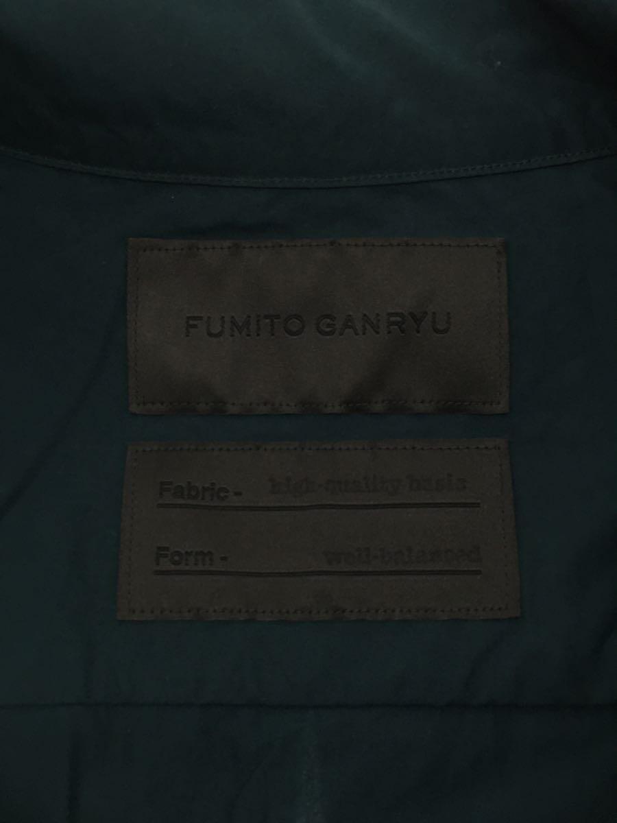 FUMITO GANRYU◆シャツ/1/Fu1-Sh-09FUM/グリーン/無地_画像3