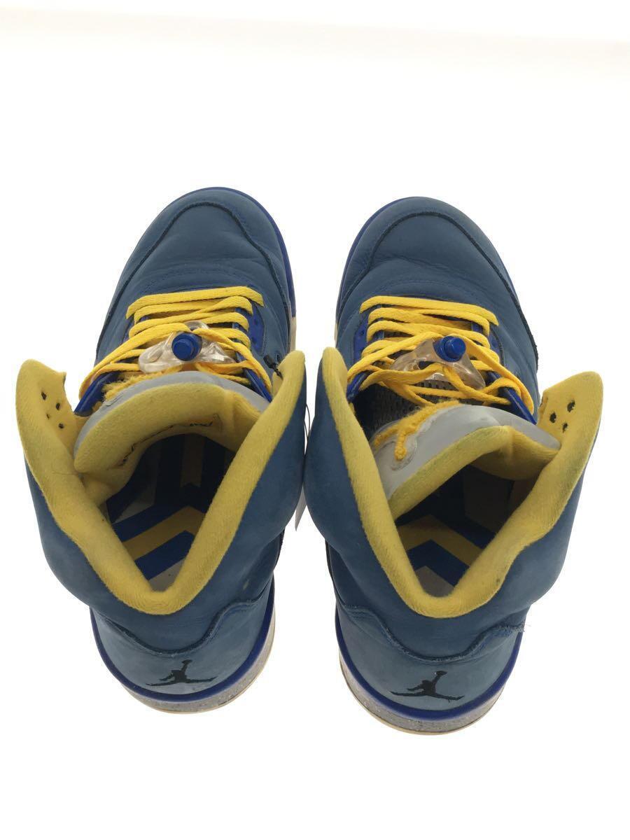 NIKE◆AIR JORDAN 5 LANEY JSP/エアジョーダン/ブルー/CD2720-400/27.5cm/BLU_画像3