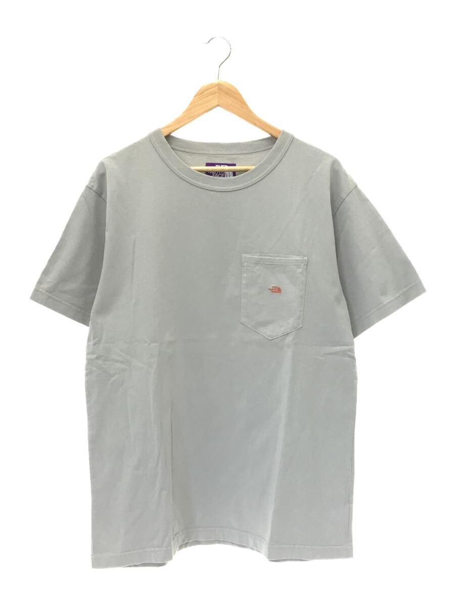 THE NORTH FACE PURPLE LABEL◆7oz H/S PocketT-shirts/Tシャツ/XL/コットン/GRY/NT3315N_画像1