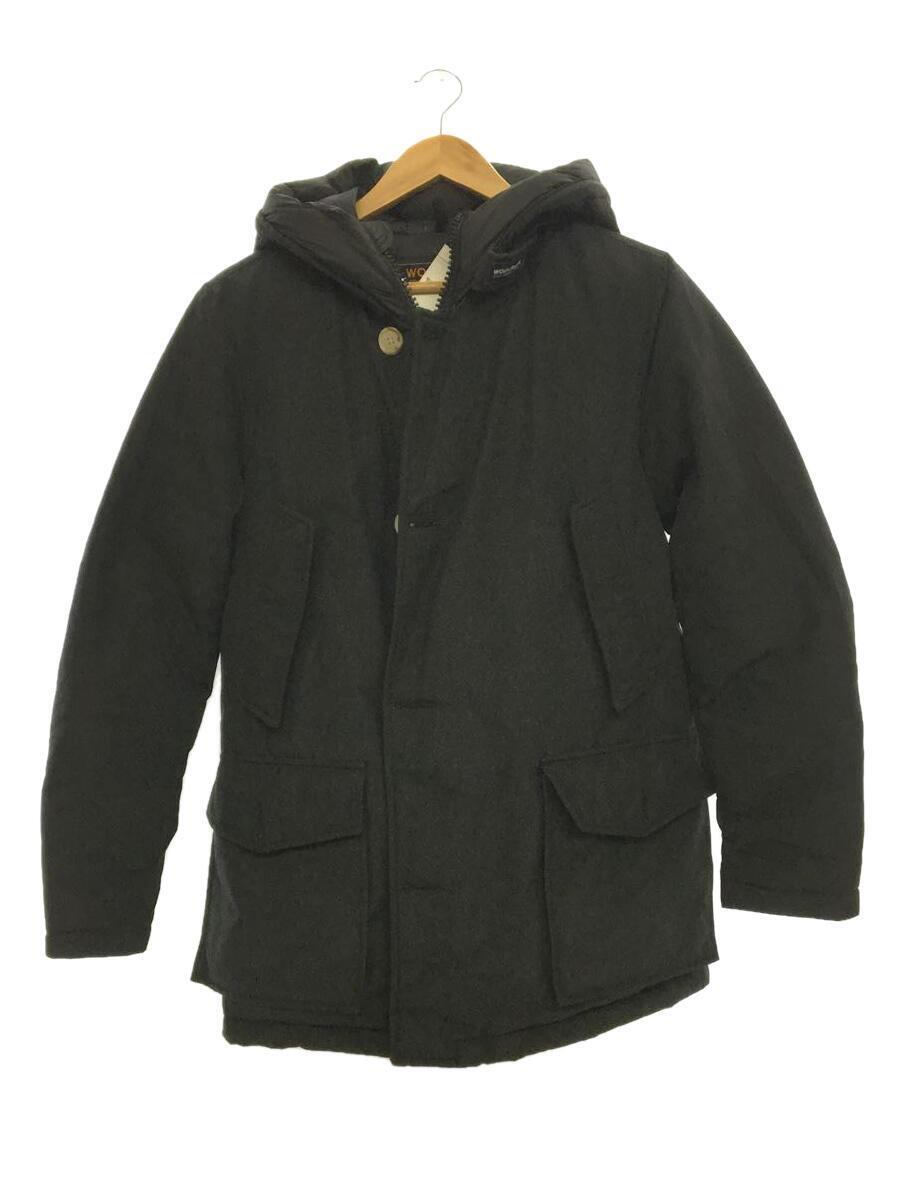 Woolrich◆ARCTIC PARKA/USAサイズS EUダウンジャケット/-/ナイロン/BLK/無地/WOCPS280_画像1