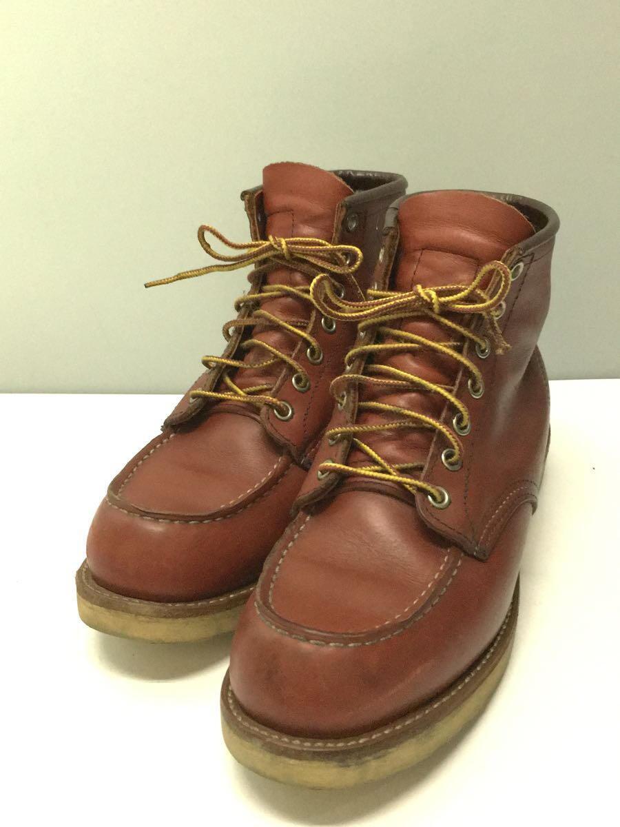 RED WING◆ブーツ/25.5cm/BRW/レザー/8875/ソール減り有_画像2