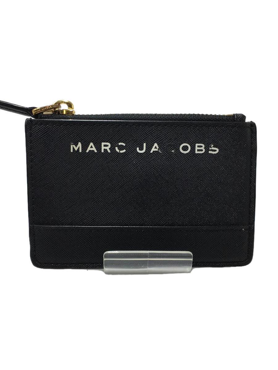 MARC JACOBS◆コインケース/レザー/BLK/無地/レディース_画像1