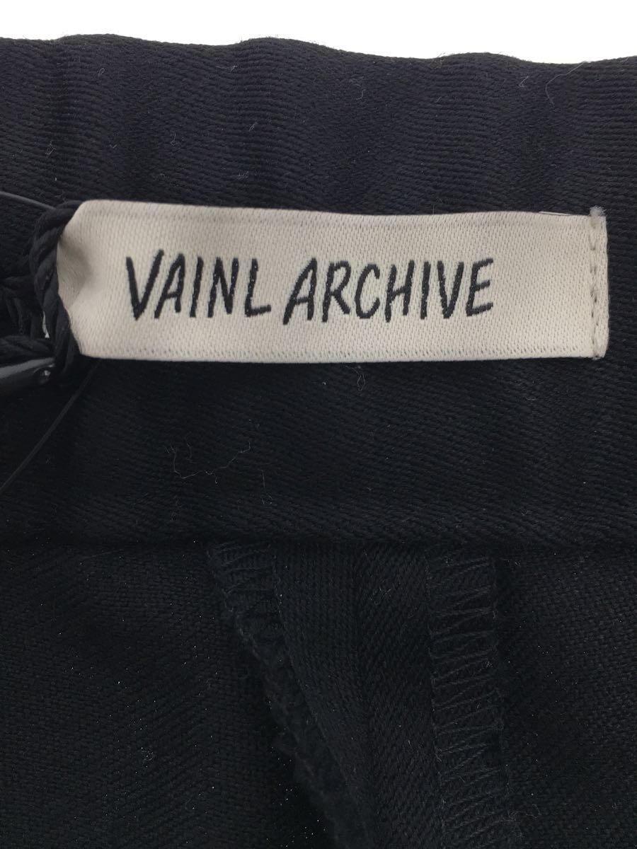VAINL ARCHIVE◇ボトム/S/ウール/BLK-