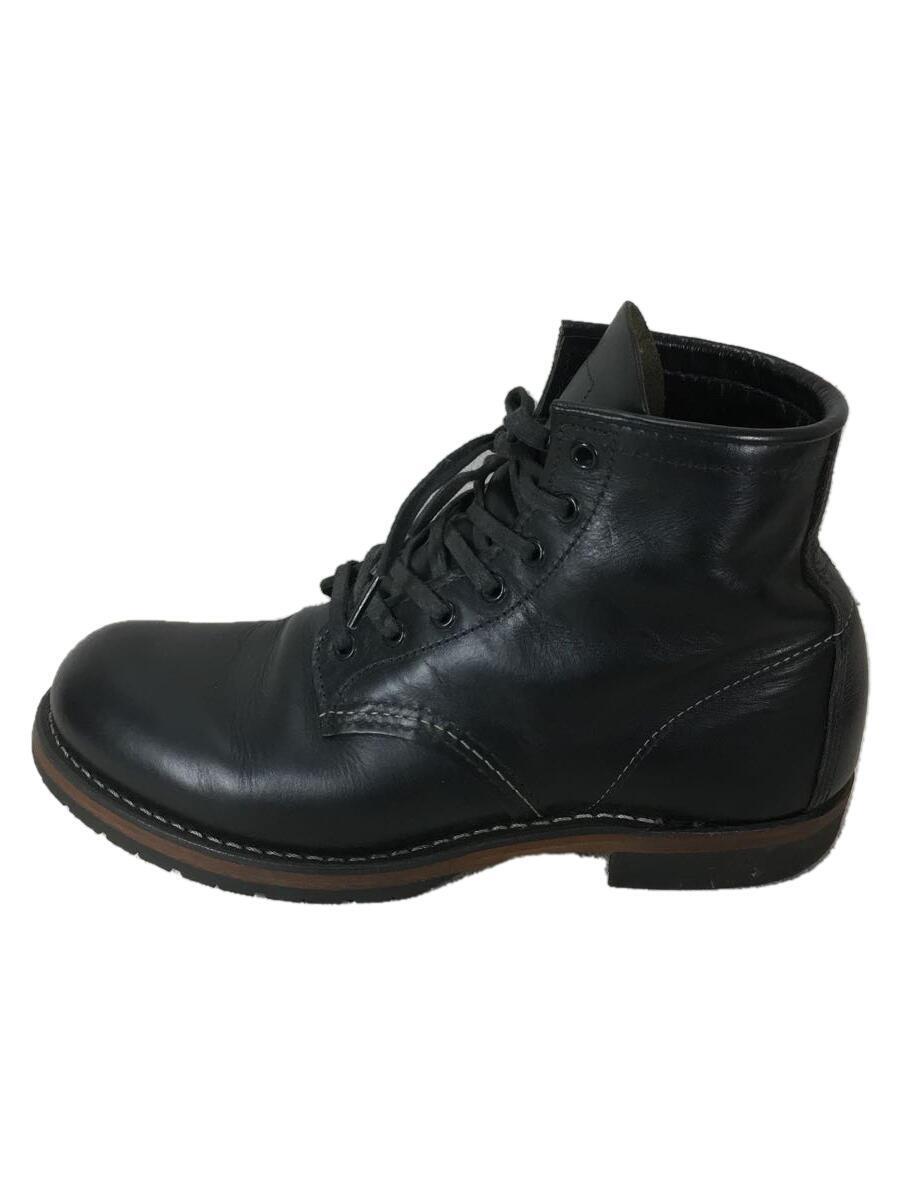 激安な RED WING◇ベックマン/レースアップブーツ/24.5cm/BLK/9014
