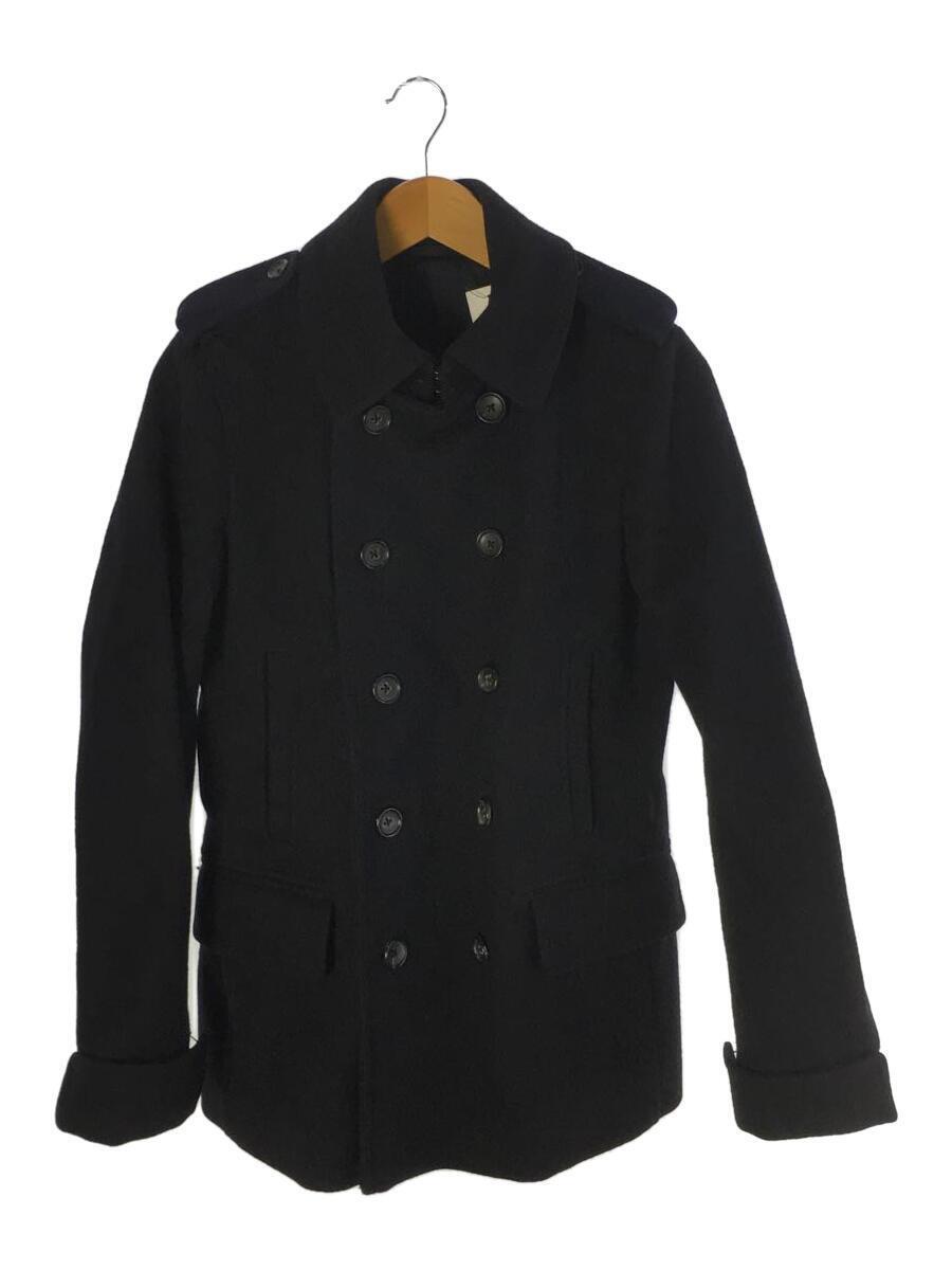 Kemit*4 pocket cashmere . pea coat /46/ wool /NVY/1301-0907