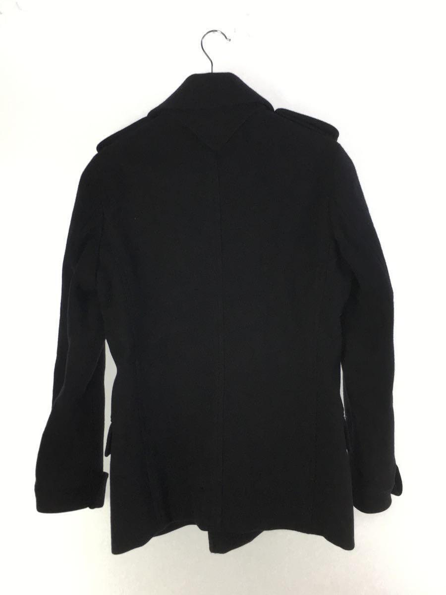 Kemit*4 pocket cashmere . pea coat /46/ wool /NVY/1301-0907
