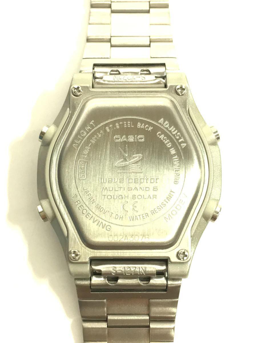CASIO◆ソーラー腕時計/アナログ/PNK/SLV/LWA-Ｍ141_画像3