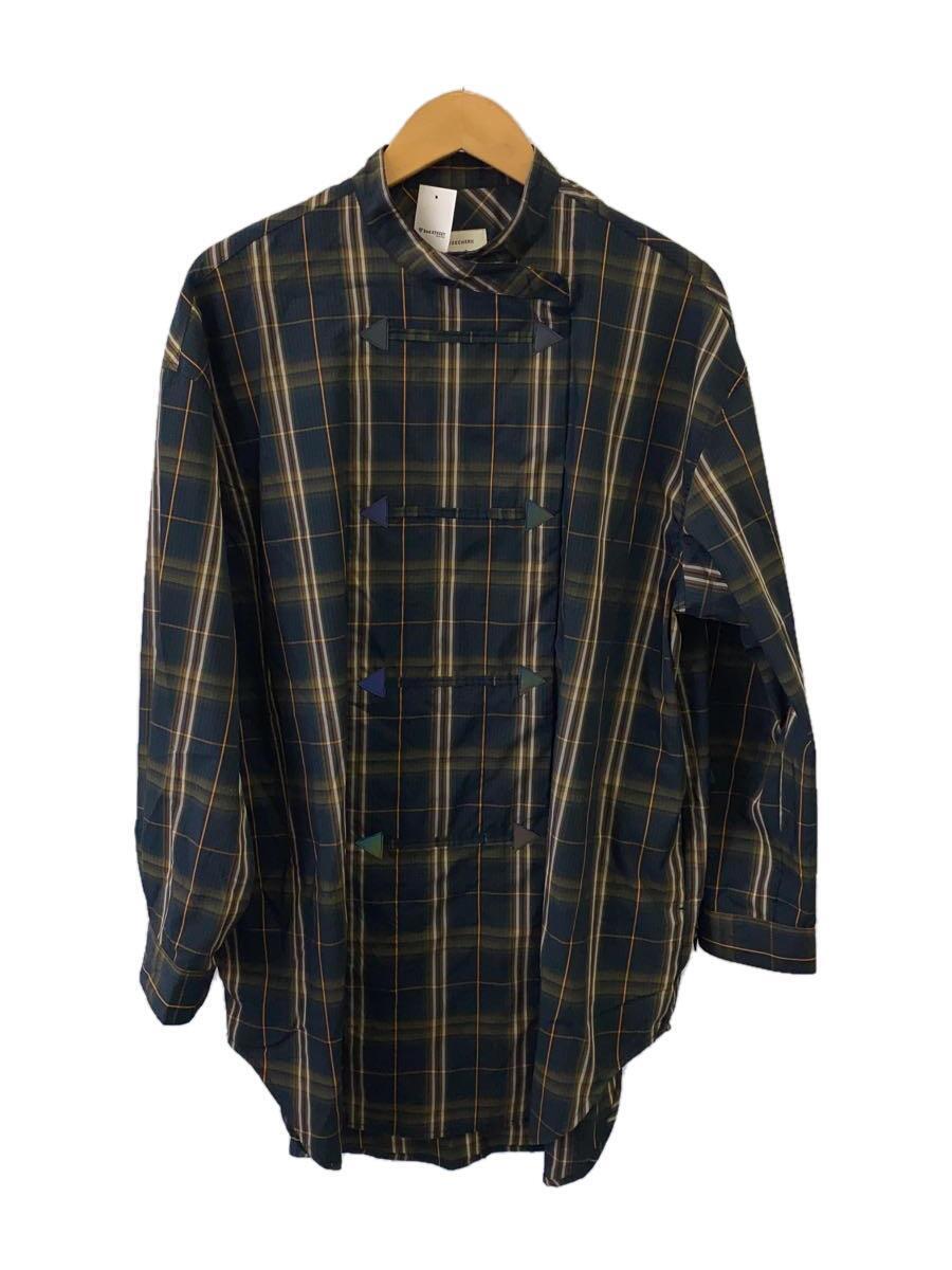 専門店では ENDRECHERI×ZOZO/PLAID OPEN SHIRTS/FREE/ポリエステル/GRN