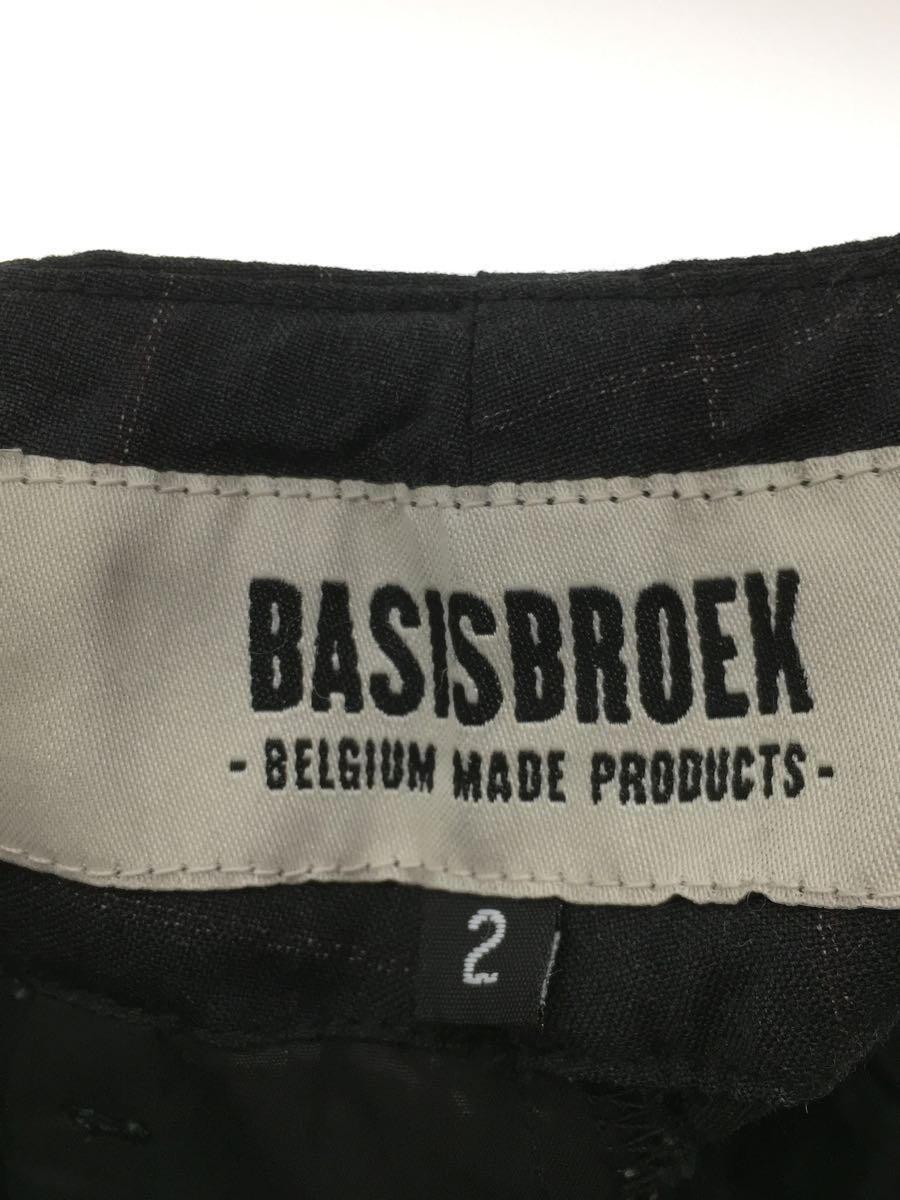 Basis broek◆ボトム/2/ウール/グレー/チェック_画像4