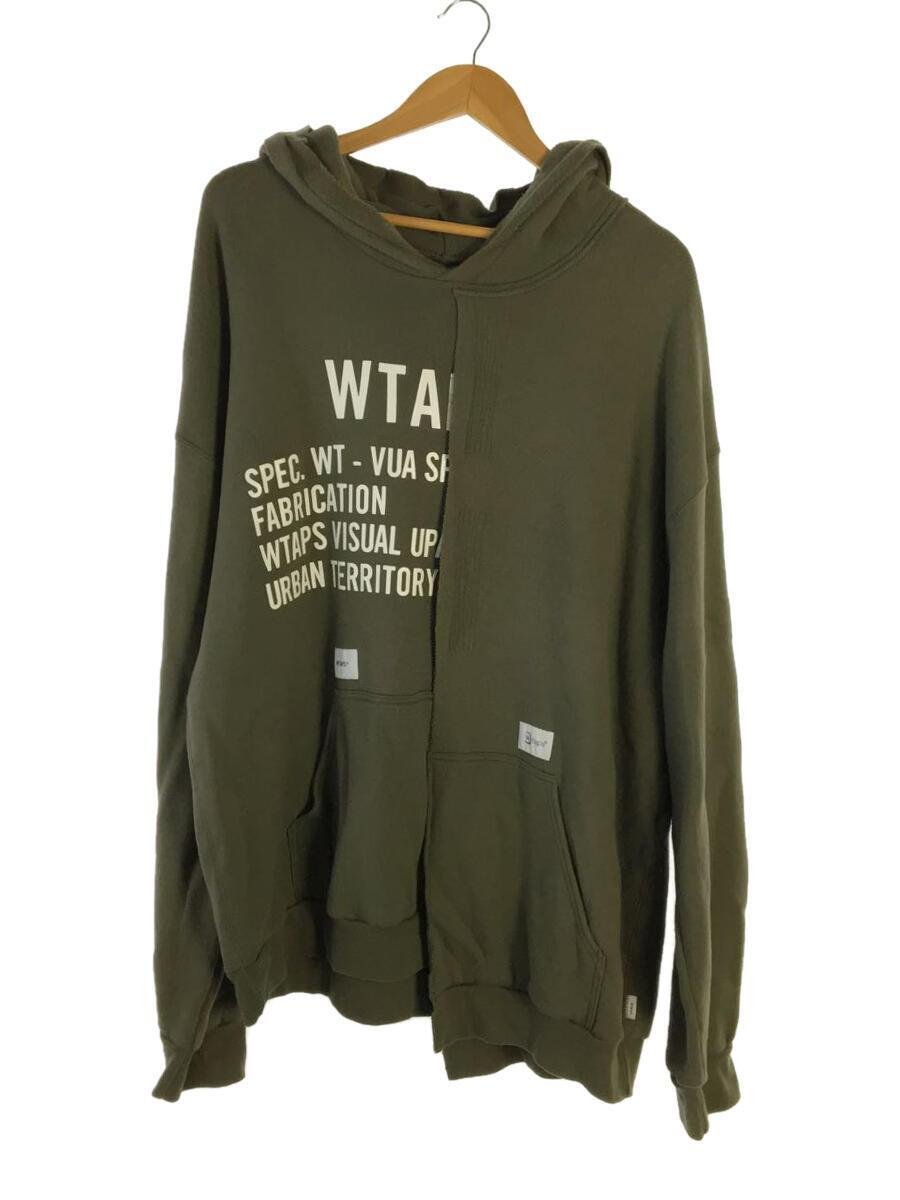 現金特価】 WTAPS◇21SS/RAGS/HOODED/パーカー/4/コットン/KHK/211ATDT