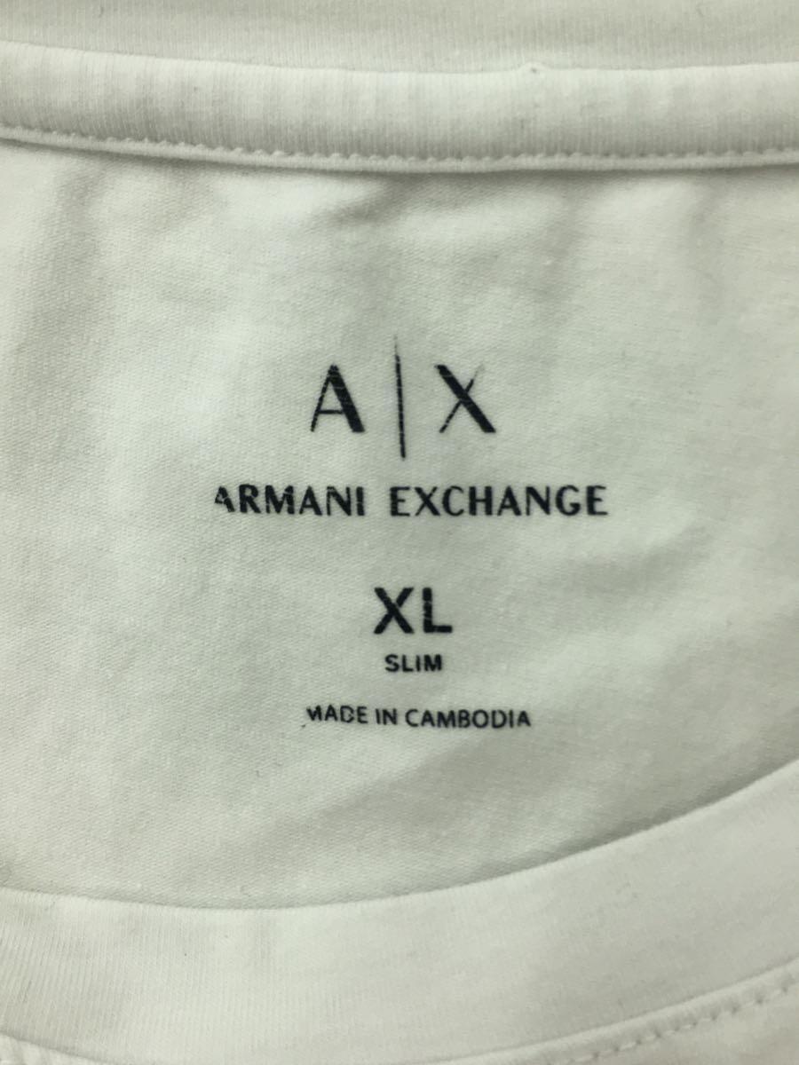 ARMANI EXCHANGE◆Tシャツ/XL/コットン/ホワイト/8NZT84 Z8M9Z_画像3