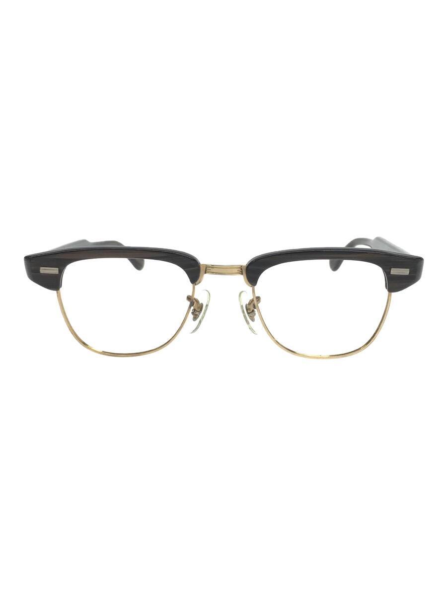 50s-60s/US.OPTICAL/12kgf/メガネ/ウェリントン/プラスチック/BRW/メンズ