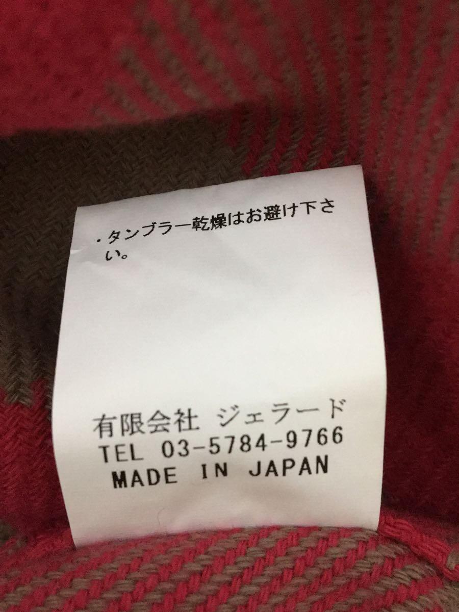JELADO◇JELADO ジェラード/長袖シャツ/XL/コットン/RED/チェック/JP63127-