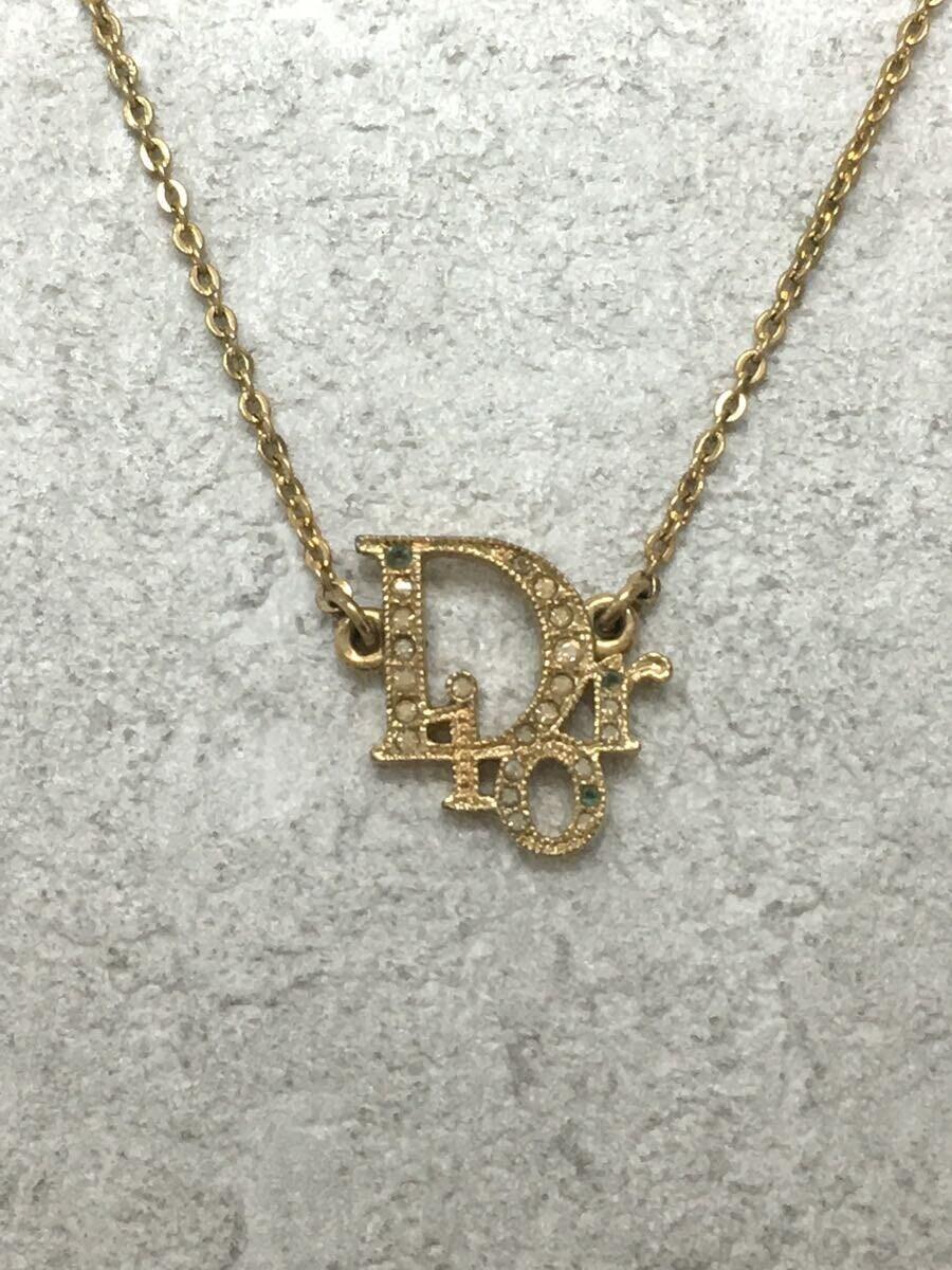 SALE】 Christian Dior◇ネックレス/-/カラーストーン/GLD/レディース