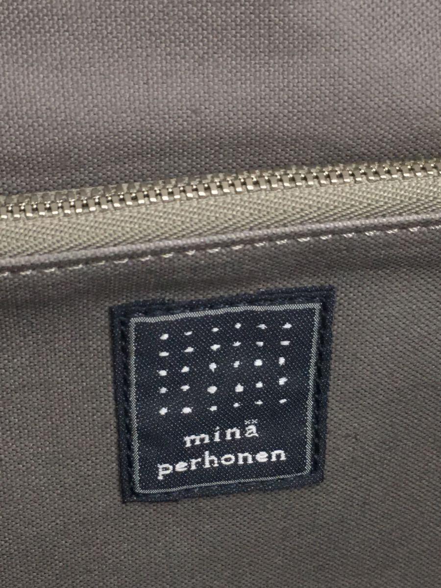 mina perhonen◆ショルダーバッグ/レザー/BEG/無地/EV0665/siemen bag/ハンドバッグ_画像5