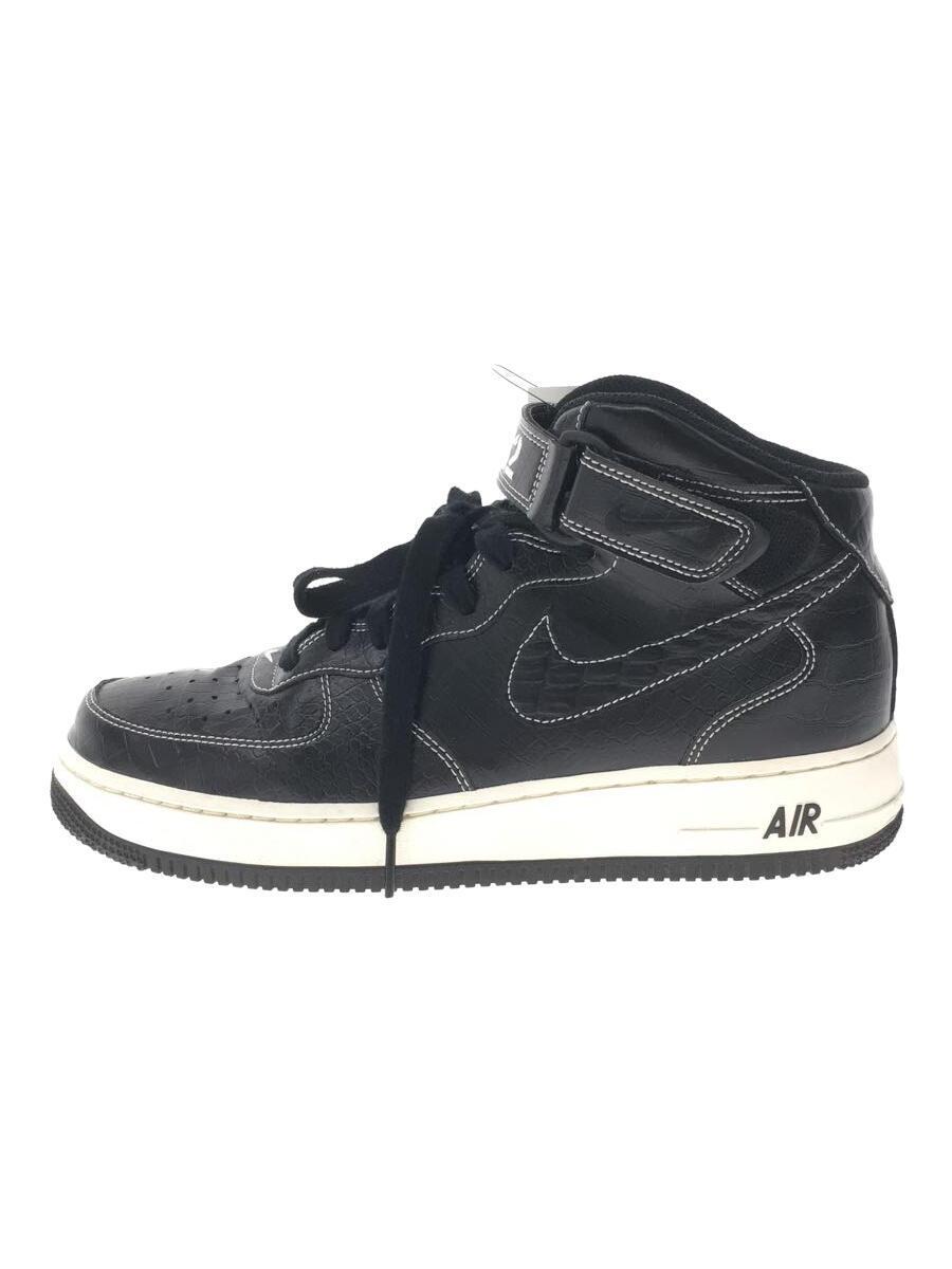 NIKE◆AIR FORCE 1 MID 07 LV8_エア フォース 1 ミッド 07 LV8/27.5cm/BLK