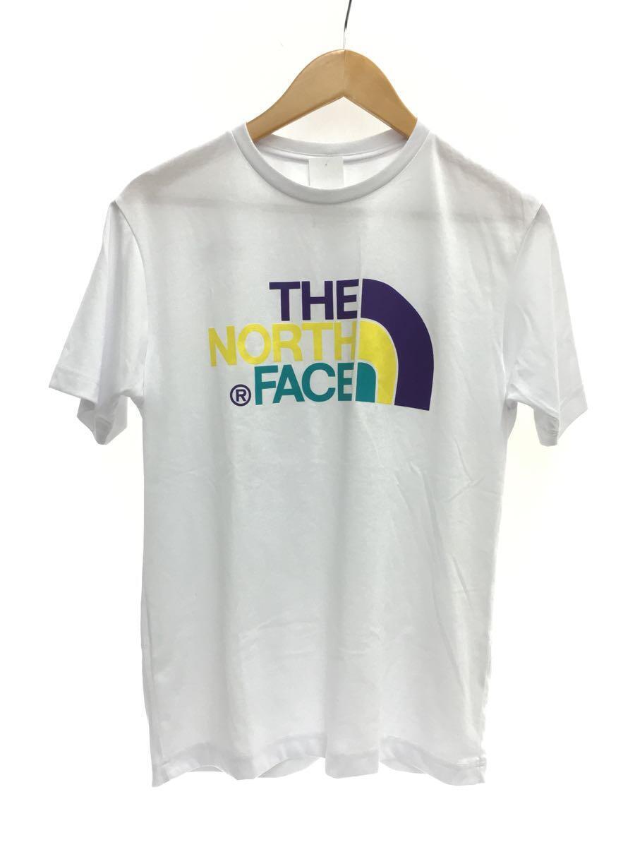 THE NORTH FACE◆ футболка /M/ полиэстер  /WHT/ принт /NT31931