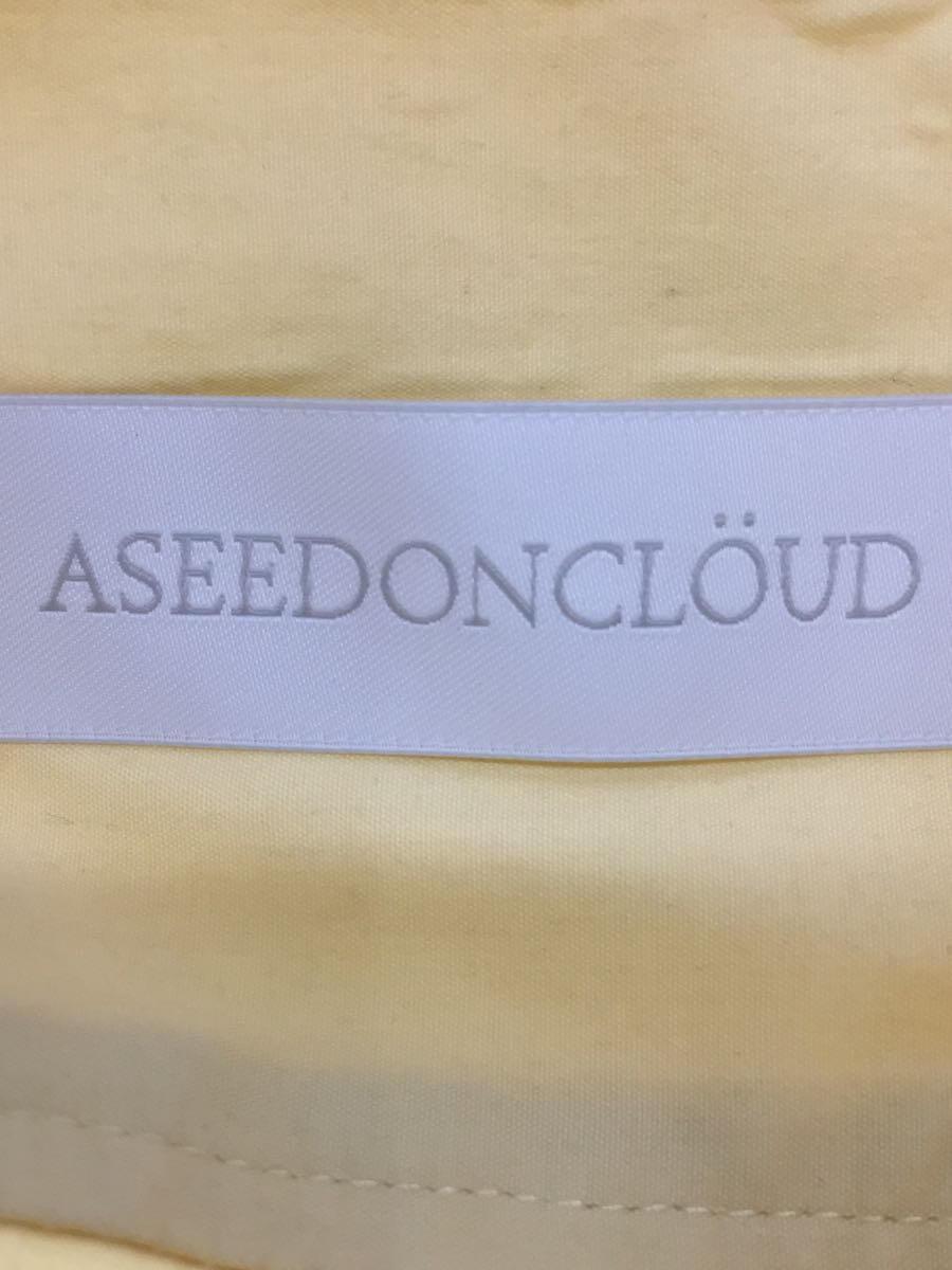 ASEEDONCLOUD◆長袖ワンピース/FREE/コットン/IVO_画像3