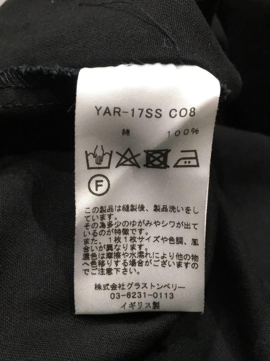 YARMO◆ステンカラーコート/-/コットン/BLK/YAR-17SS CO8_画像4