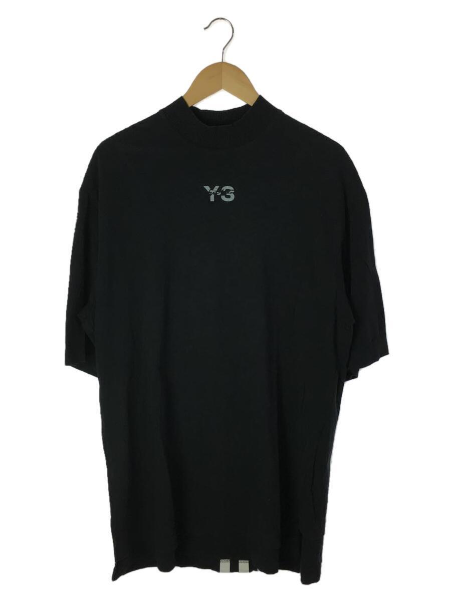 Y-3◆Tシャツ/S/コットン/BLK/DP0731/SIGNATURE LONG TEE