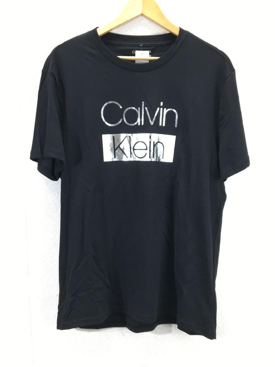 Calvin Klein◆カルバンクライン/Tシャツ/L/コットン/BLK_画像1