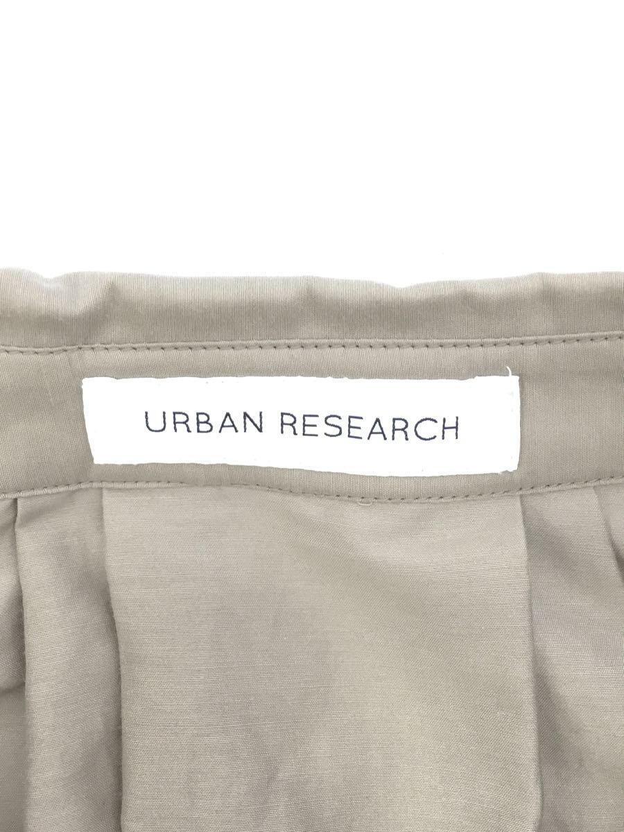 URBAN RESEARCH◆長袖ワンピース/FREE/コットン/BEG/UR05-26L001_画像3