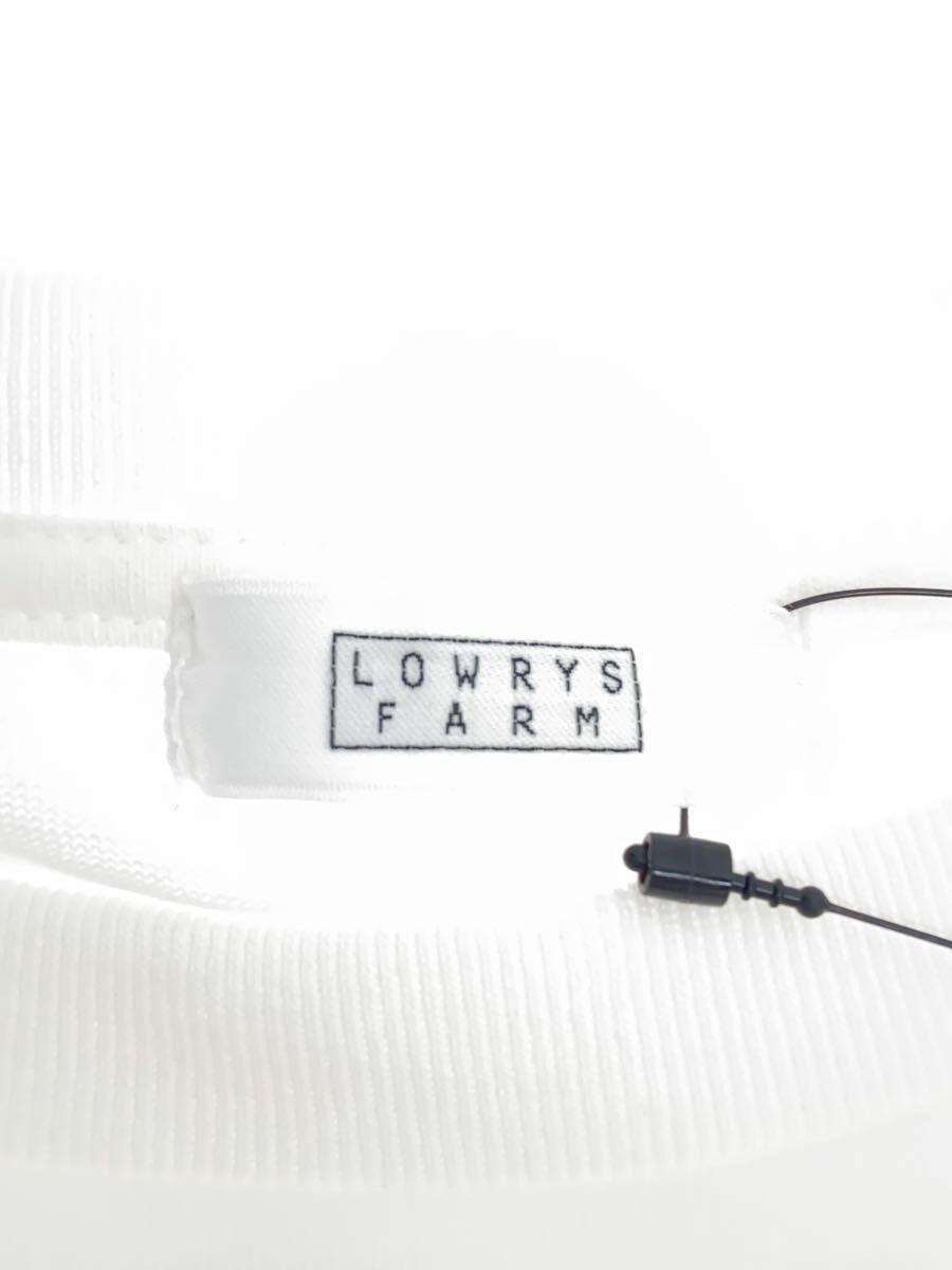 LOWRYS FARM◆長袖ワンピース/-/コットン/WHT_画像3