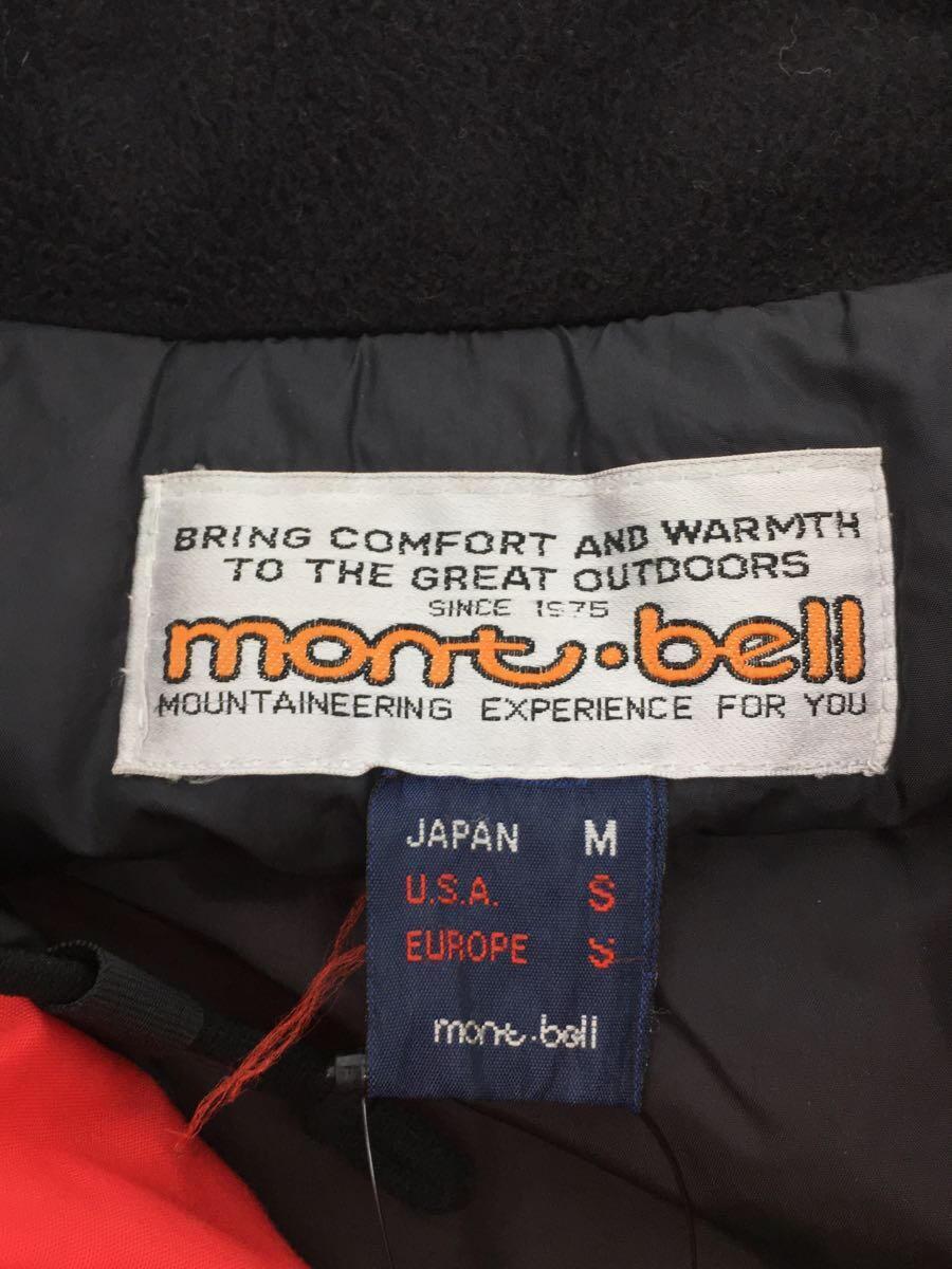 mont-bell◆ジャケット/旧ロゴ/M/ナイロン/RED_画像3