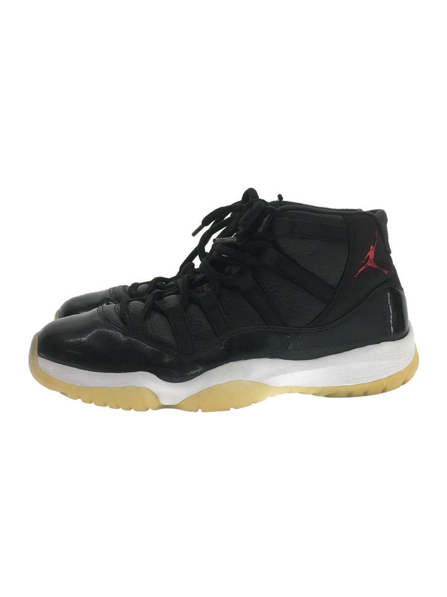 NIKE◆AIR JORDAN 11 RETRO/エアジョーダンレトロ/ブラック/378037-002/27.5cm/BLK