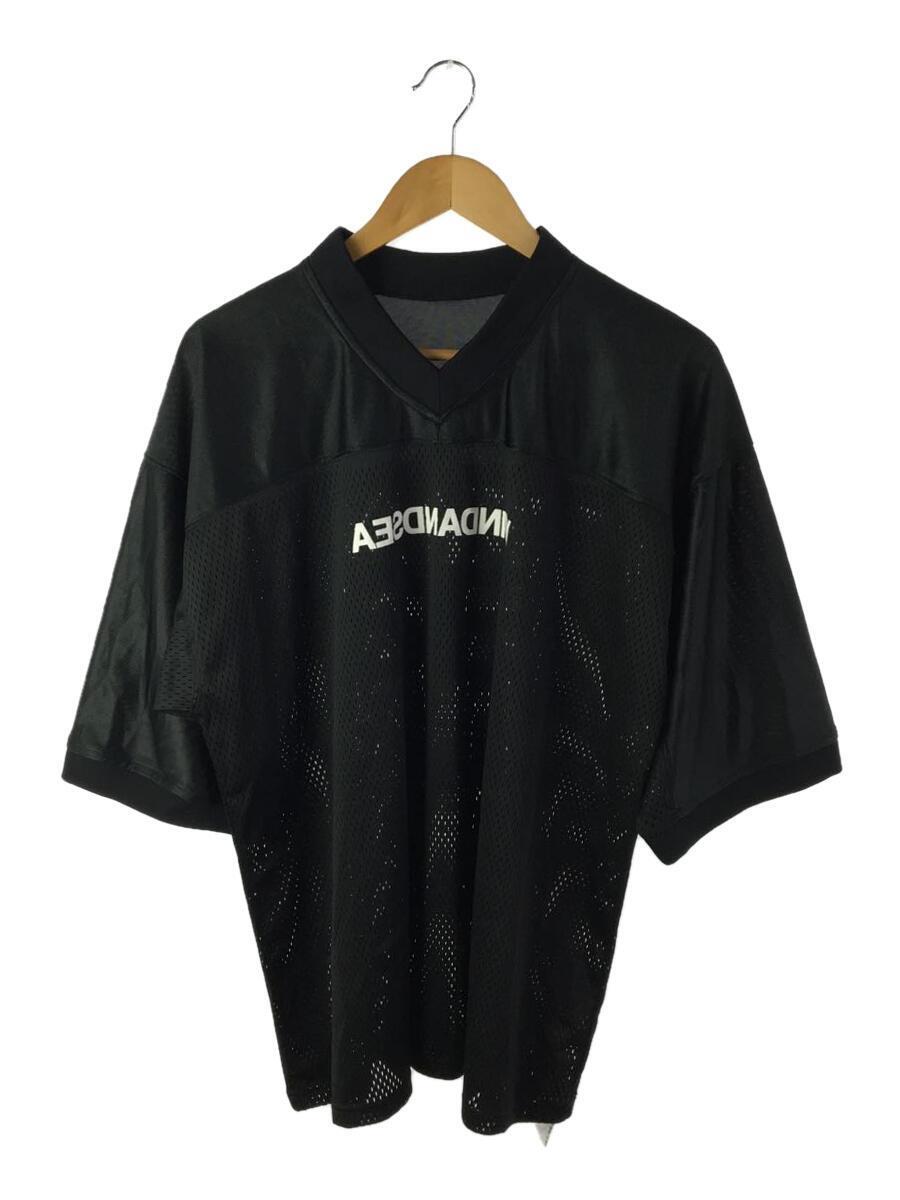 WIND AND SEA◆WDS A32 FootBall Jersey/M/ポリエステル/BLK/WDS-JER-17