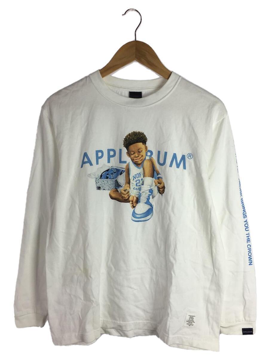 SALE】 APPLEBUM◇長袖Tシャツ/M/コットン/ホワイト/North Carolina M