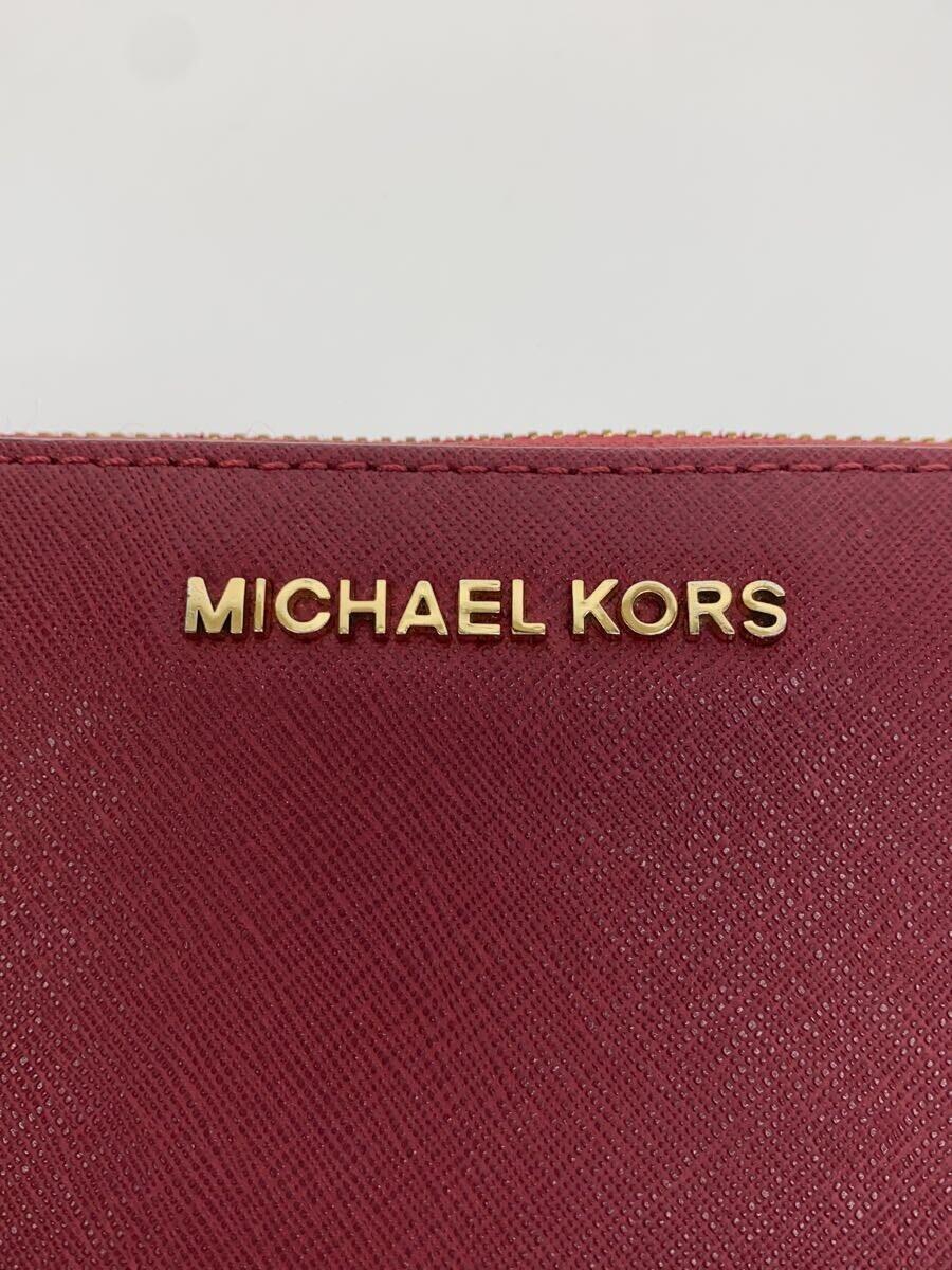 MICHAEL KORS◆長財布/レザー/BRD/レディース_画像3