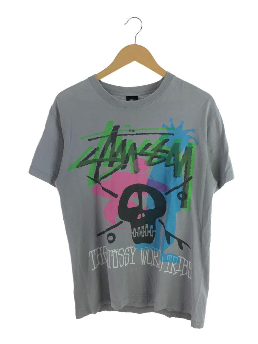 STUSSY◆Tシャツ/M/コットン/GRY_画像1