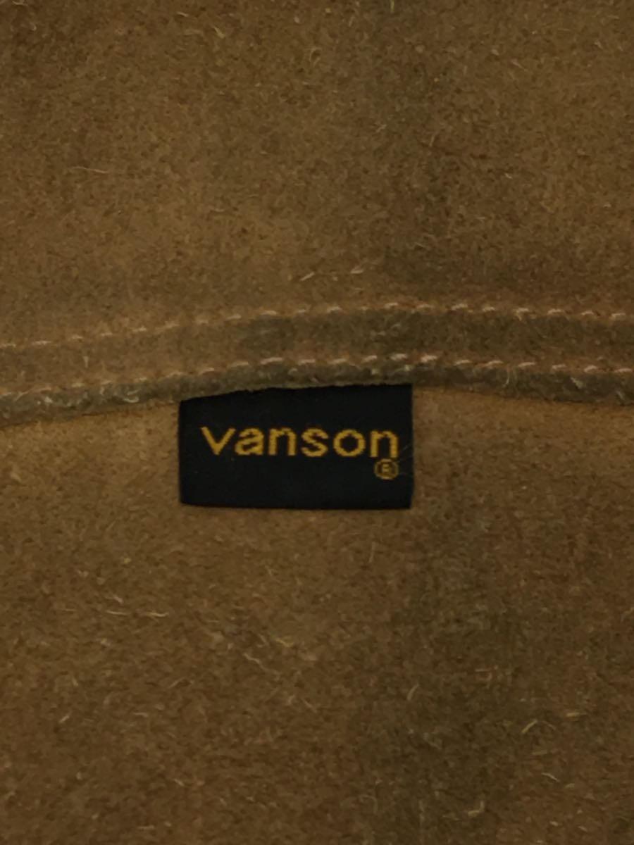 VANSON◆トートバッグ/スウェード/BEG/無地_画像5