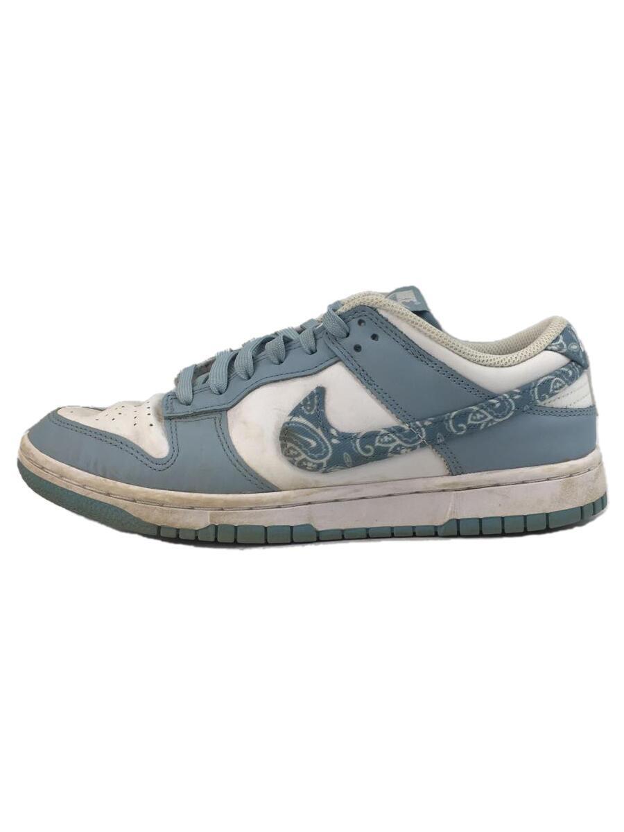 NIKE◆DUNK LOW ESS PAISLEY_ダンク ロー エッセンシャル ペイズリー/26cm/BLU_画像1