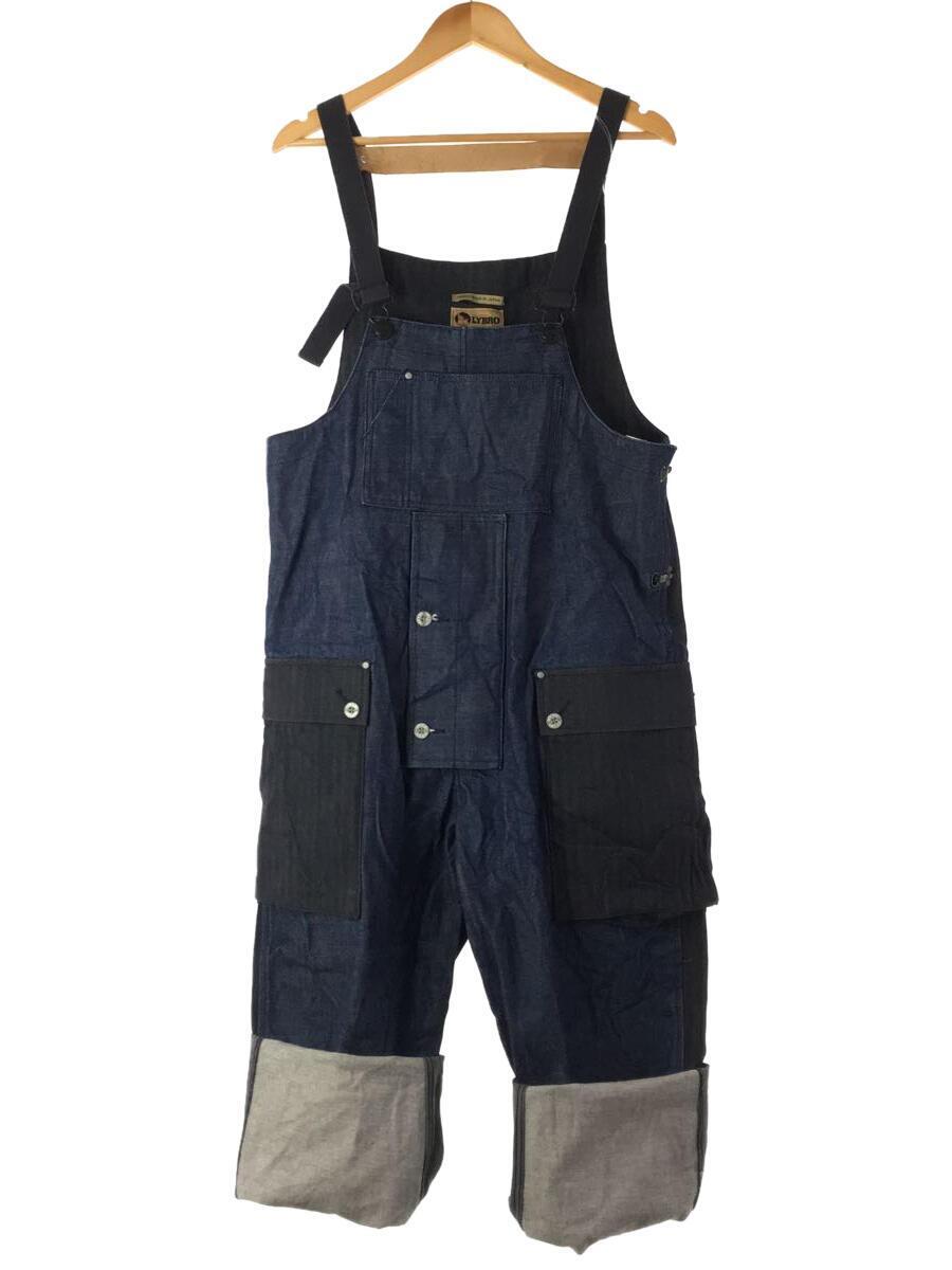 Nigel Cabourn◆LYBRO NAVAL DUNGAREE SPLIT/ライブロ ネイバルダンガリースプリット/32/デニム